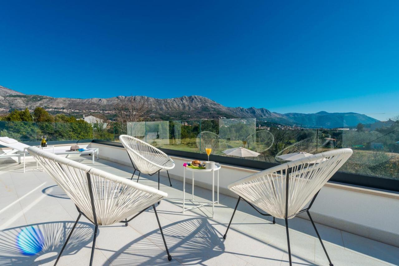 Villa Invigo - Brand New Private Pool Villa Mlini Exteriör bild